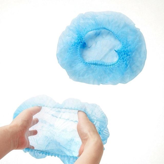 대용량 일회용 위생모자 100매 부직포 헤어캡
