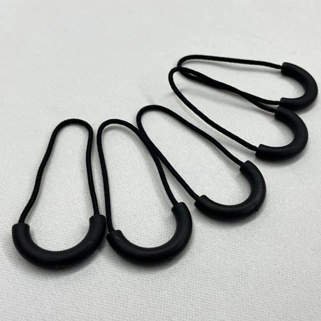 지퍼손잡이 지퍼고리수리 풀러 5P 블랙