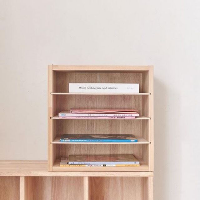 (착불)H6970 삼나무 4단 사이드 수납장 400 1col GWM