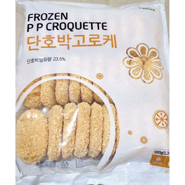 랜시푸드 단호박고로케(30g x30개 900g) 냉동튀김 튀