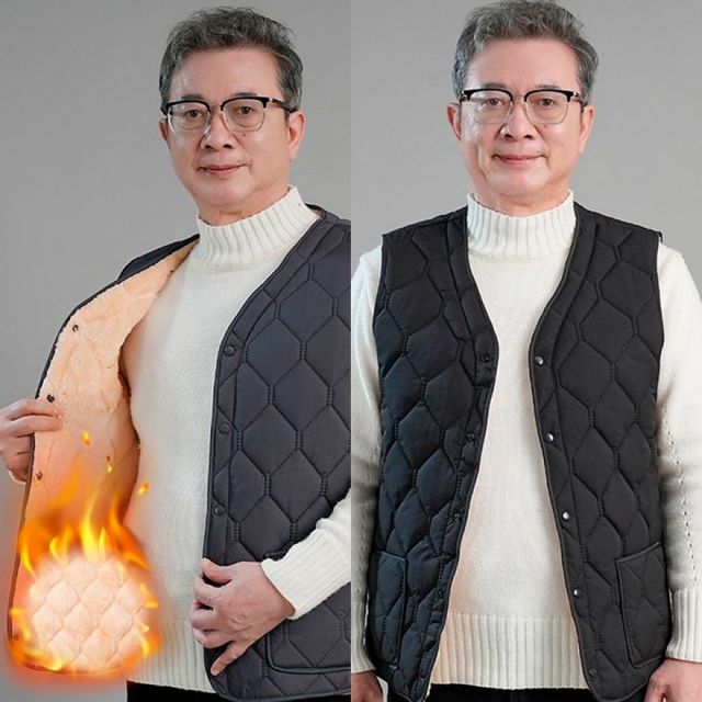 남자 경량 패딩 조끼 겨울 방한 작업용 아우터 패딩조끼
