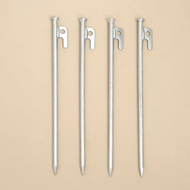 강철 대형 타프 텐트용 단조팩 30cm 4개세트