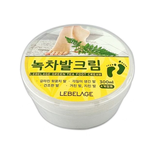 녹차 향 발 보습 크림 300ml 풋 워터 솔루션