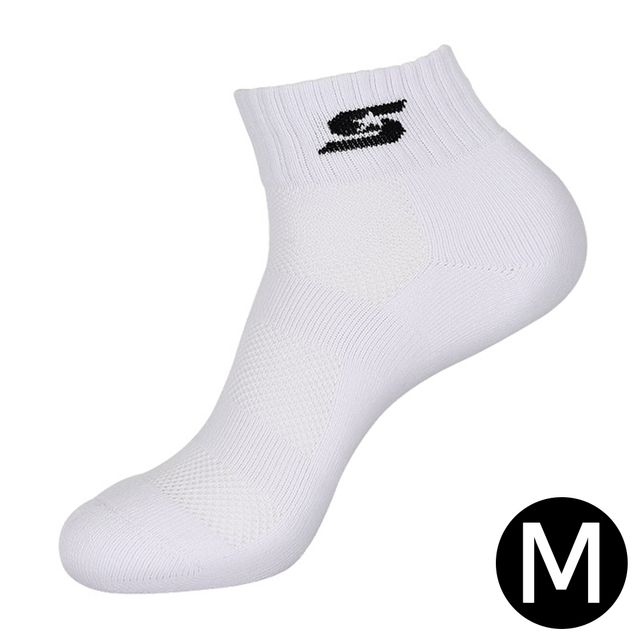 스포츠양말 (단목) (화이트.블랙) (M) (TO550-03M)