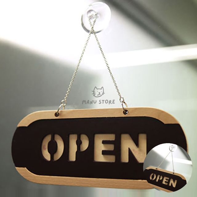오픈클로즈팻말 표지판 OPEN CLOSED 표찰