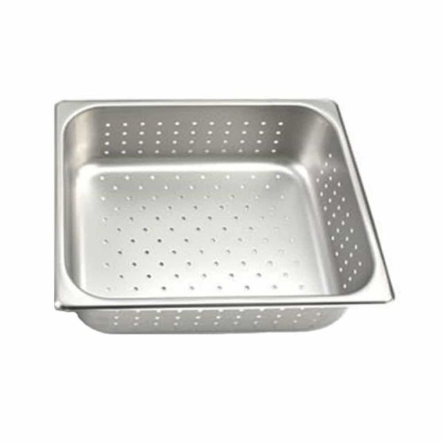 야채보관용기 야채보관통 4형 2분의1 스텐 타공밧드