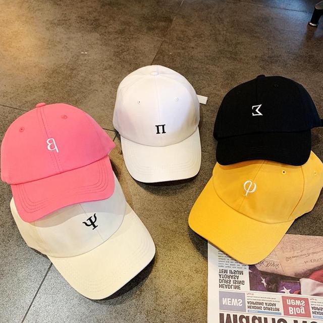 볼캡 알파벳 남성 그리스 모자
