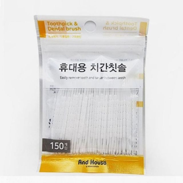 치아 사이 청결용 일회용 치실 칫솔 음식물 찌꺼기 제거용
