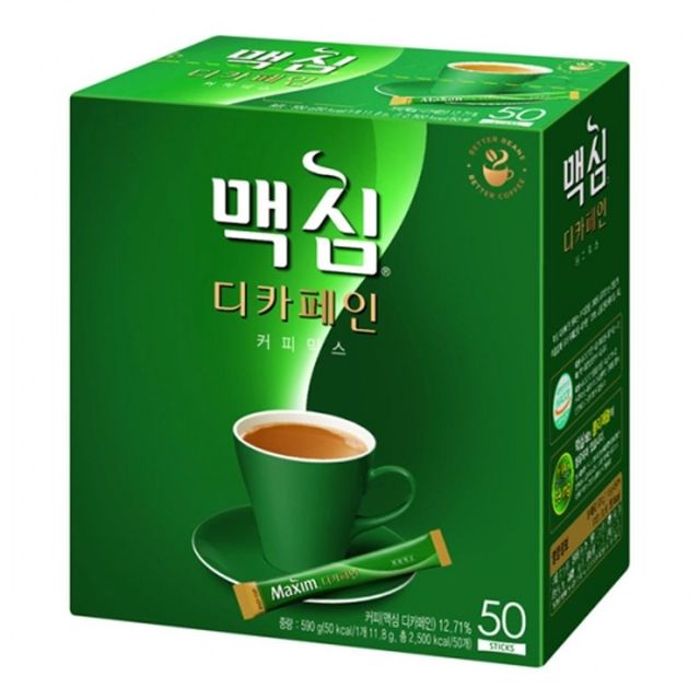 맥심 디카페인 커피믹스 50T