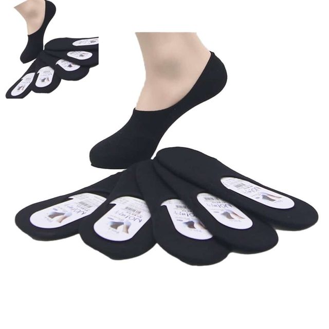 앞뒤꿈치 이중보강 남성용 덧신 양말 블랙 5켤레 남성여름양말 남자여름양말 블랙양말 패션양말