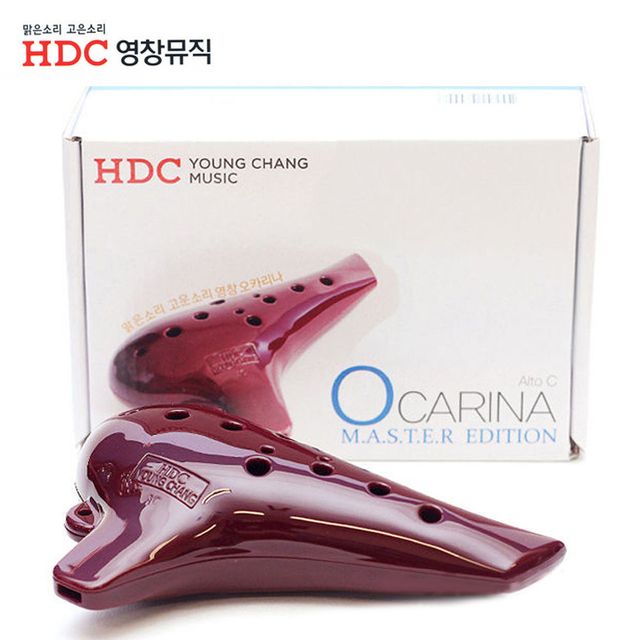 영창악기 오카리나 알토C 마스터 에디션 (와인)