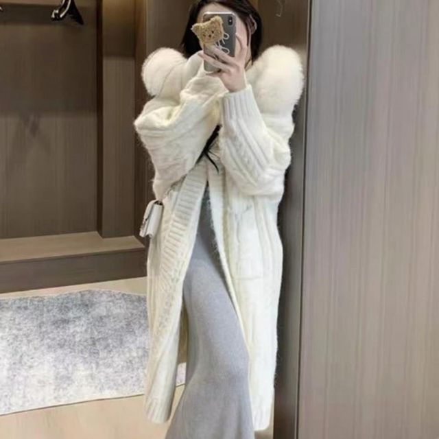 데일리 롱니트 루즈핏 니트가디건 루즈핏롱 니트롱