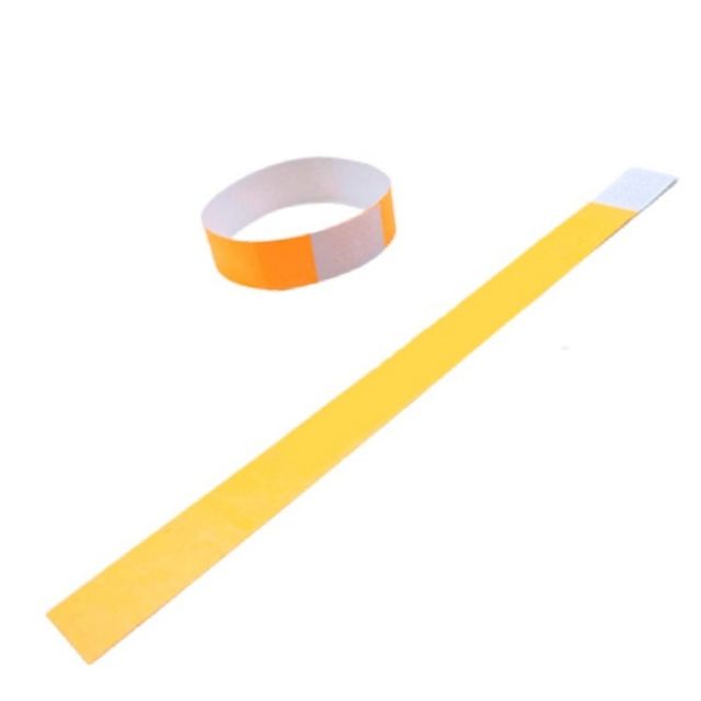 이벤트일회용팔찌 일회용 컬러 팔찌 10PCS 오렌지