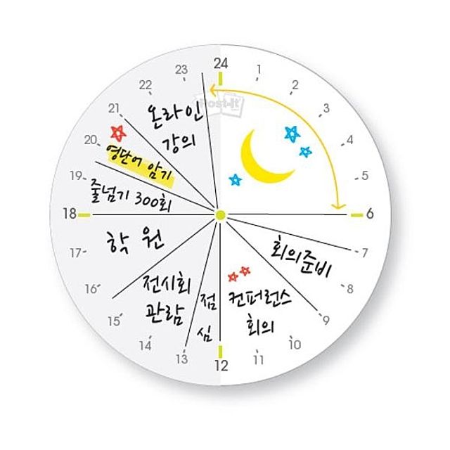 포스트잇 데일리 플래너1 서클 스터디메이트 - 3M 점착식메모지