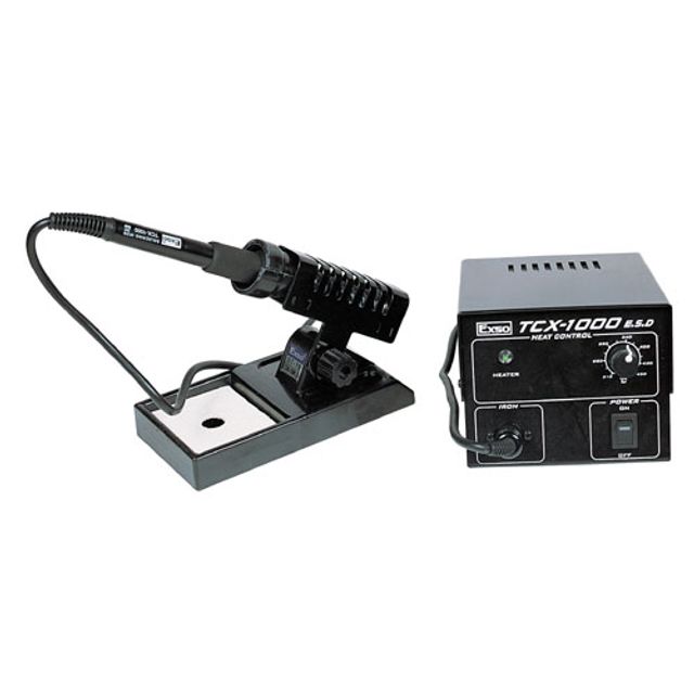 엑소 인두세트 온도조절식 TCX-1000ESD 220V 1EA - ESD 보호 인두