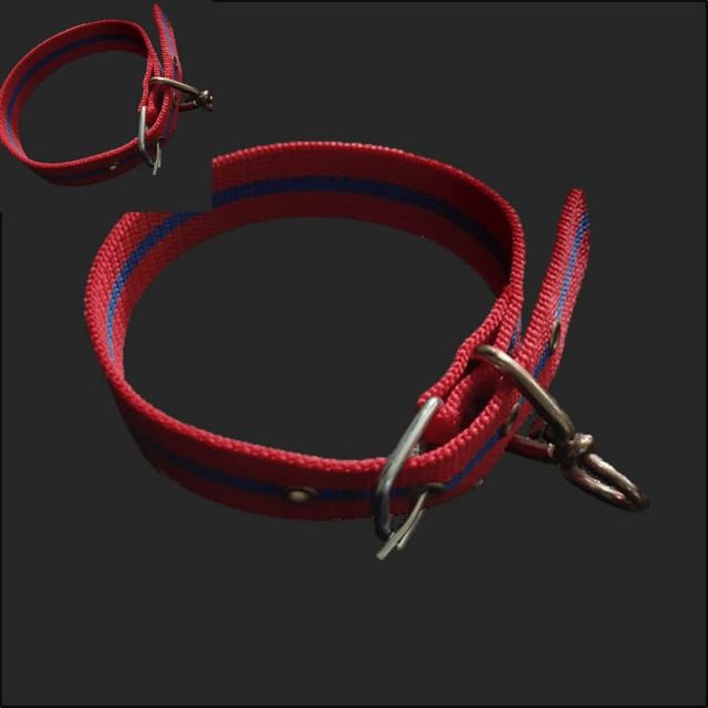 개목줄 PP 슈밸 특대 30mm 빨강 대형 중형 넥밴드 나일론 애완견 개줄 슈벨 목걸이 강아지천목걸이 강아지