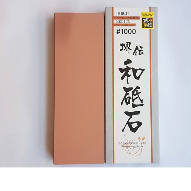 사카이덴 숫돌 1000 1P 주방용 칼갈이 210x70x20mm