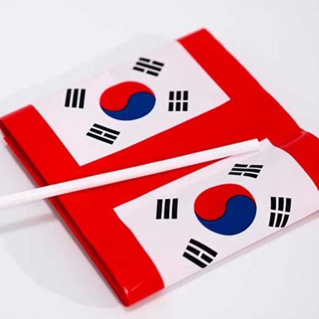 응원용막대풍선2입태극기 체육대회응원 응원막대풍선