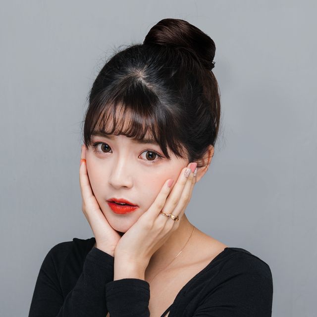 올림 똥머리 당고머리 가발