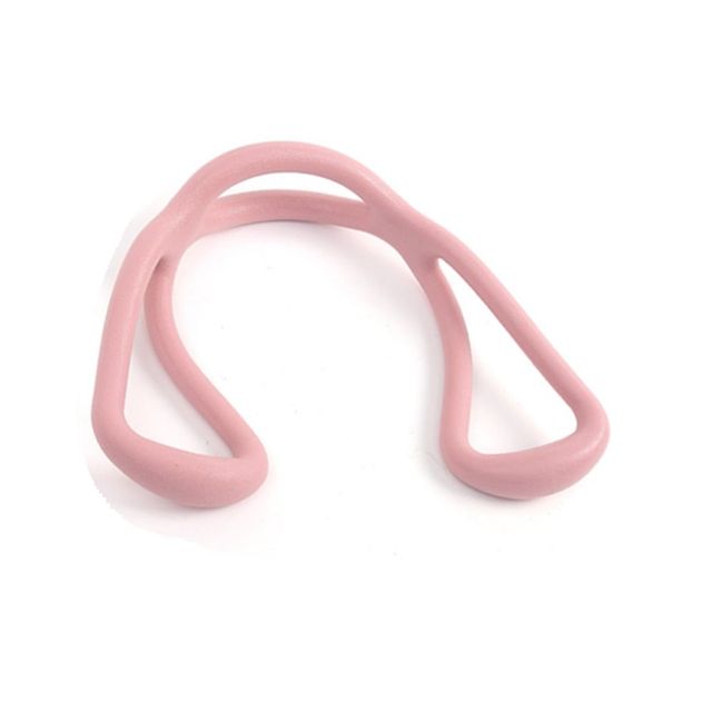 홈트 8자 스트레칭 튜빙밴드 43x11cm 핑크 운동튜빙밴드 재활운동밴드 전신운동밴드
