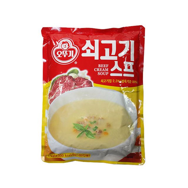 오뚜기 쇠고기 스프 1kg - 대용량 업소용 간편식