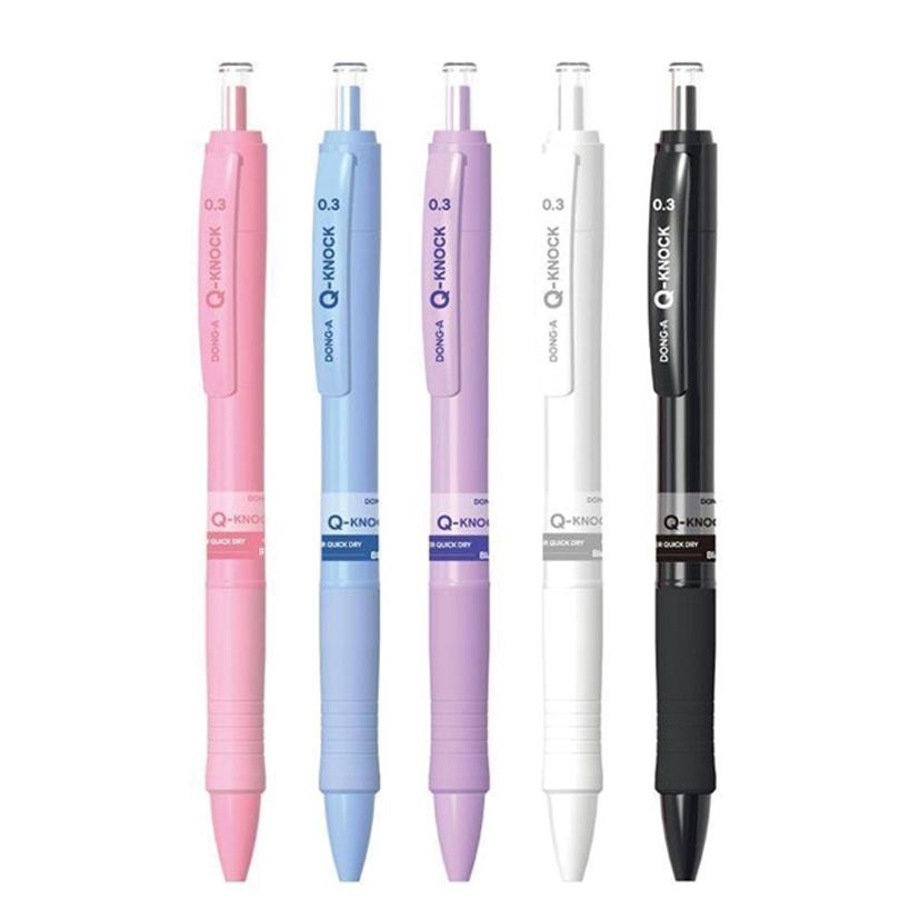 동아 큐노크 중성 볼펜 0.3mm 12개입 흑색 세트