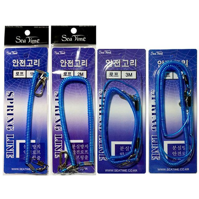 씨타임 스프링줄 안전 고리 낚시용 분실 방지 끈