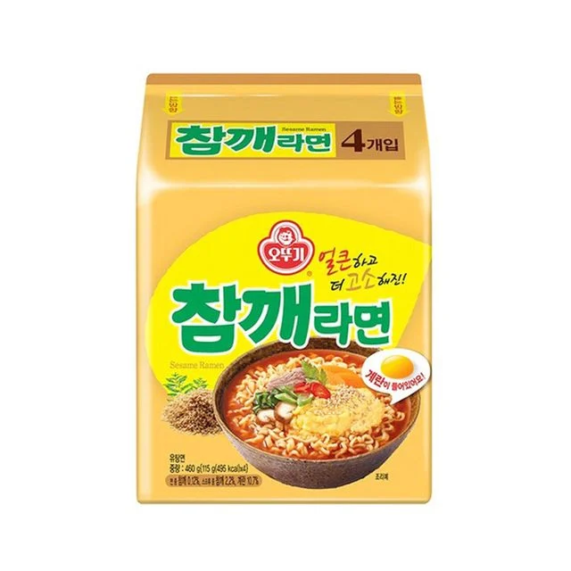 오뚜기 참깨라면 멀티팩 115gX32개입 고소한 참깨 라면