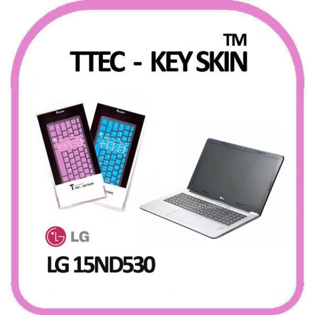 15인치 노트북 키스킨, LG전자 15ND530 자판인쇄 보호필름
