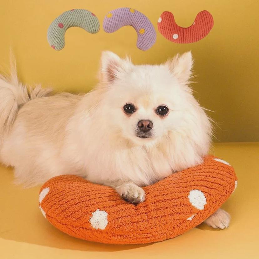 강아지 고양이 U형 목베개 반려동물 꿀잠 쿠션