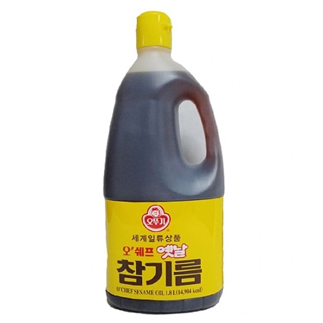오뚜기 오쉐프 옛날참기름 1.8L - 풍미 깊은 전통 참기름