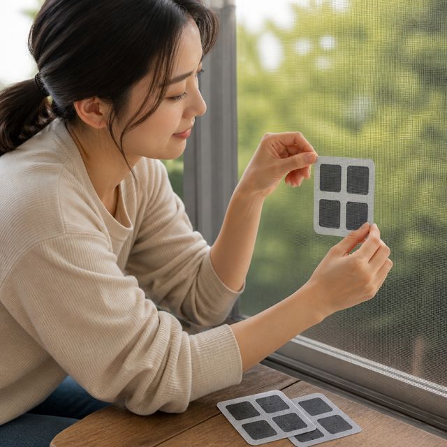 방충망 보수 테이프 물구멍 스티커 하수구 싱크대 거름망 벌레 차단 패치