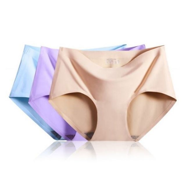 임산부 심리스팬티 흰색 노라인 편안한 햄라인 디자인