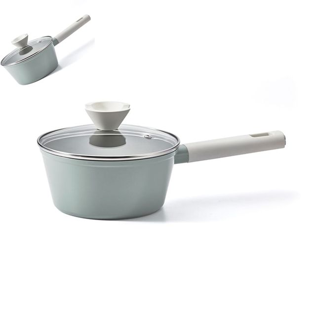 그린닷 세라믹 IH 편수냄비 18cm 세라믹편수냄비 18CM 인덕션겸용 단일손잡이