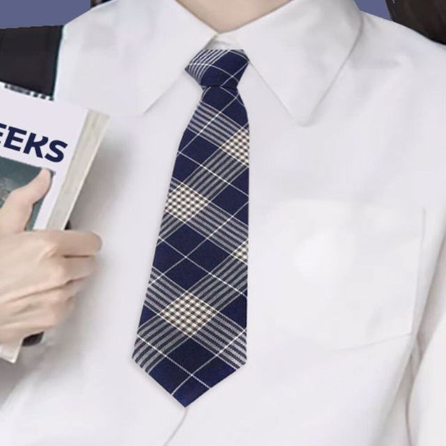 교복 넥타이 네이비 여성타이 간편한 직장인