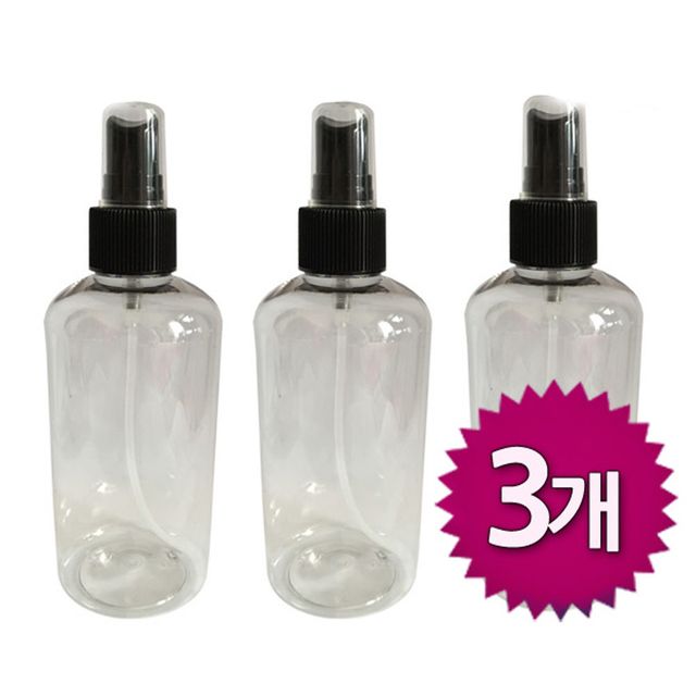 스프레이 화장수용기 250ml 대형 3개 세트 - 대용량 미스트 분무기