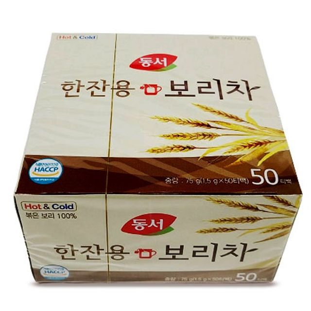 동서 핫앤콜드 한잔용 보리차 50티백 볶은 보리