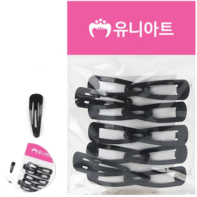 여성옆머리핀똑딱핀 머리핀부자재 똑딱핀 머리핀 7cm 9개입