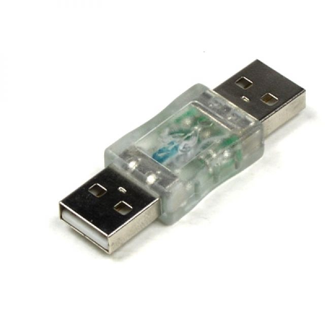 Coms USB LED 젠더 청색 USB M to M 변환 케이블