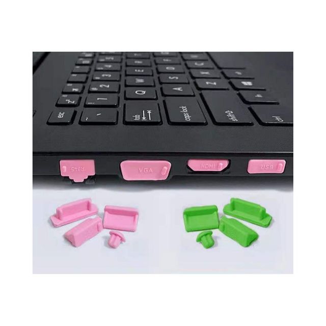 USB 보호캡 - 단자 보호 및 먼지 방지 실리콘 캡 5개 세트