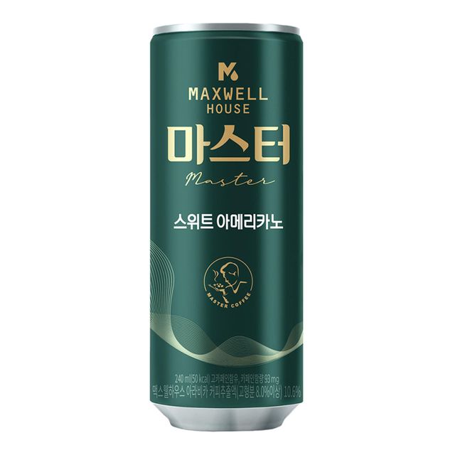 맥스웰 마스터 스위트 아메리카노 240ml 30캔 - 진한 커피 풍미
