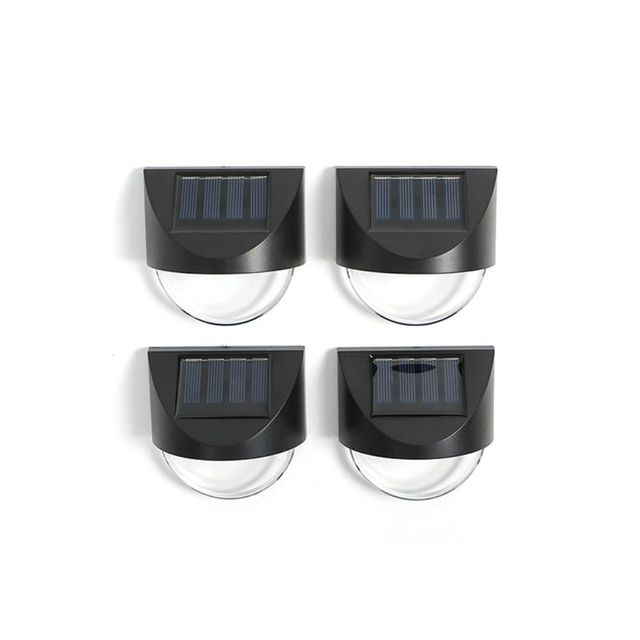 LED 반달 태양광 벽부등 4p세트 백색
