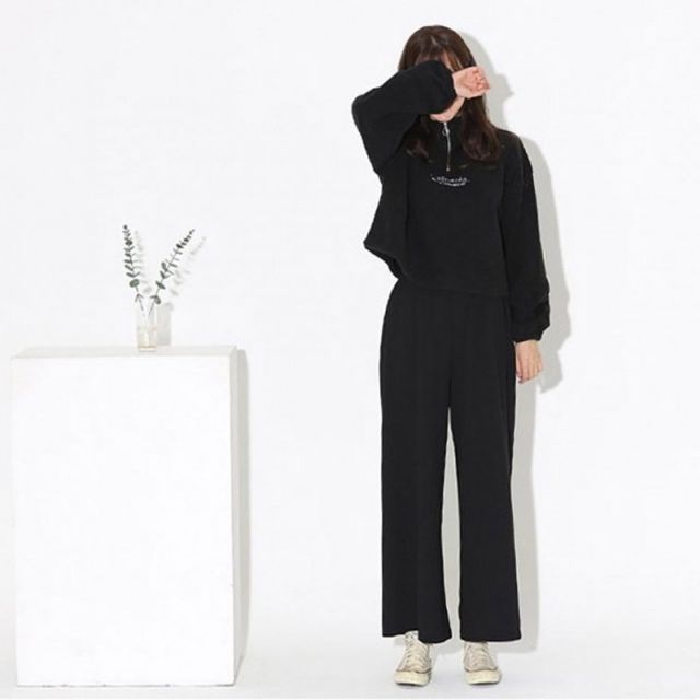 팬츠 데일리 편한 여자조거바지 통바지 여자바지 와이