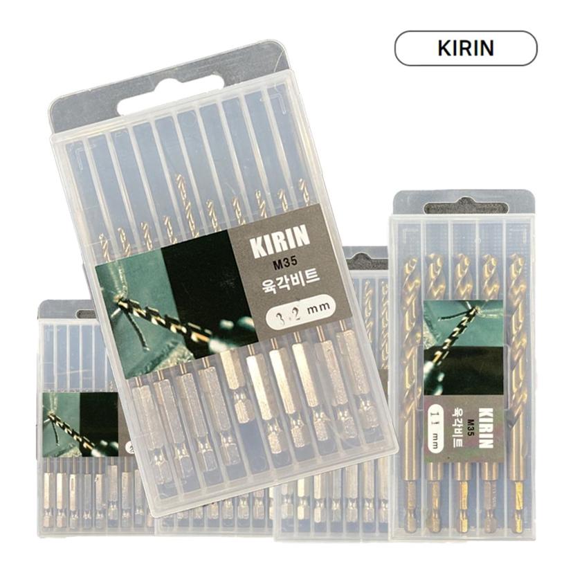 스텐기리 드릴비트 M35 KIRIN 3.2mm 육각비트