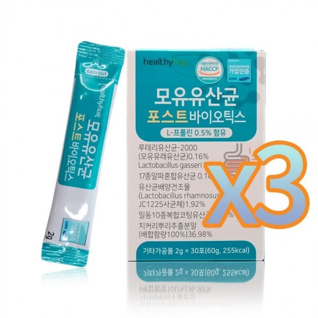 포스트바이오틱스 모유유산균 2gX30스틱 3박스 4세대 유산균