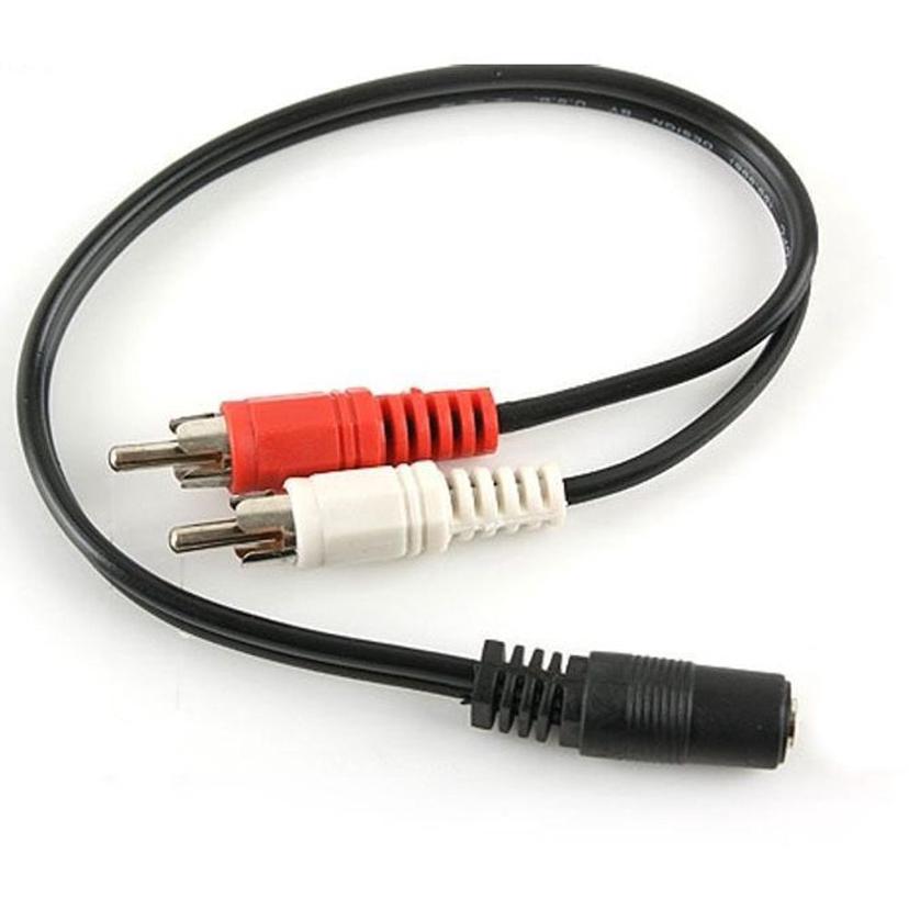 스테레오 F RCA M 케이블 20cm 음향 케이블