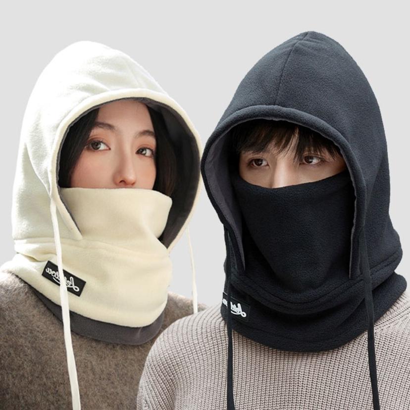 남녀공용 겨울 넥워머 후리스 마스크 - 4컬러 후드 워머