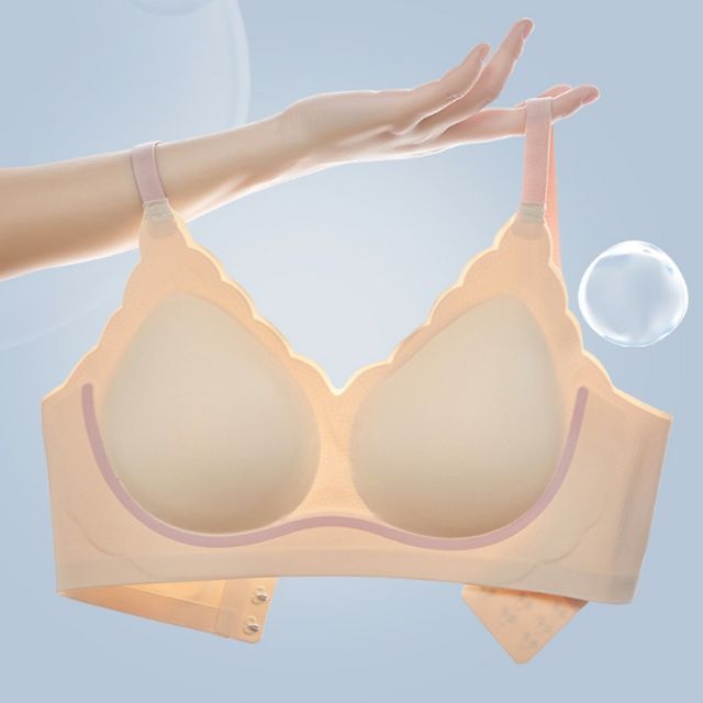 심리스브라 노라인브라 배색 노와이어브래지어 햄라인
