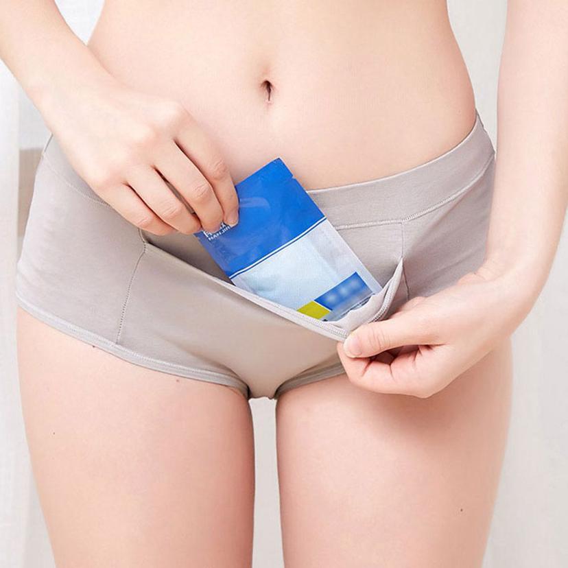 핫팩 포켓 생리 팬티 - 그날에도 따뜻한 여성 위생 속옷