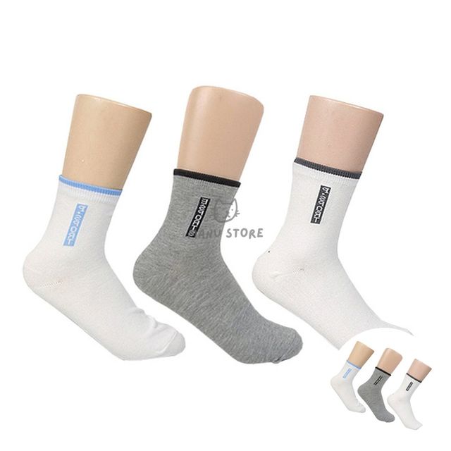 중목양말 여자면양말 여성 캐쥬얼양말 색상랜덤 3켤레